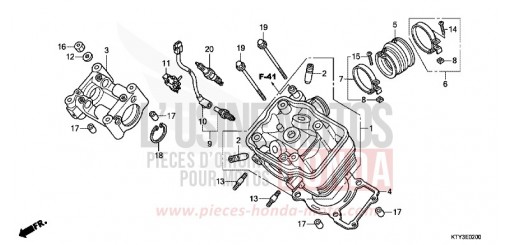 CULASSE CBR125RD de 2013